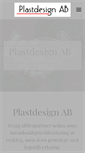 Mobile Screenshot of plastdesignab.se